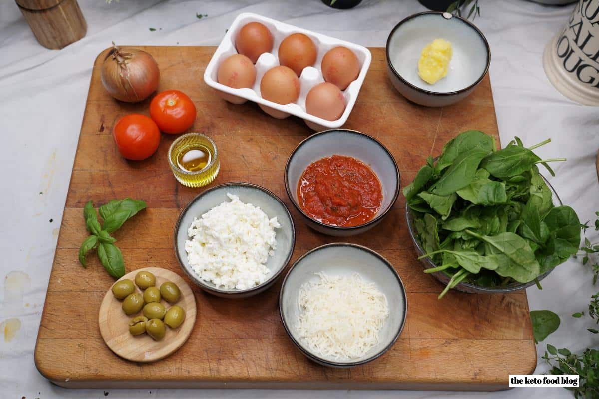 Ingredients for Pizza Frittata