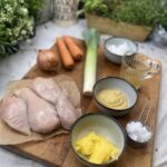 Ingredients for Chicken Hash with Dijon Coconut Sauce