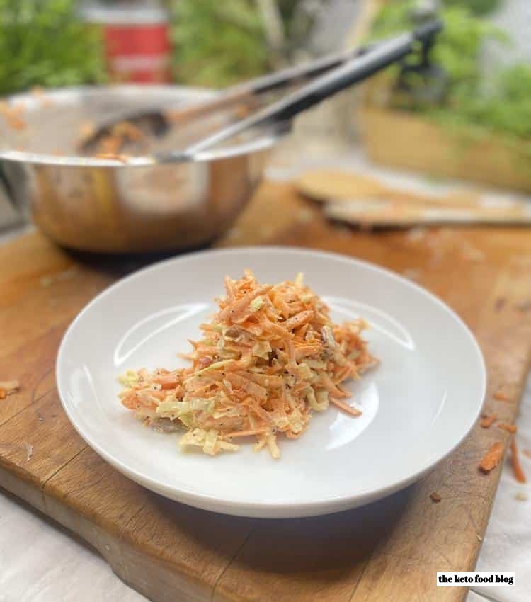 Keto Apple Slaw